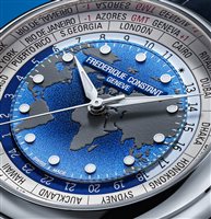 Armbanduhr Frederique Constant Herr Manufacture Classic Worldtimer in Stahl FC-719BLW3H6 - FC-719BLW3H6